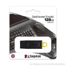 PENDRIVE KINGSTON 128GB + DATATRAVELER EXODIA USB 3.2