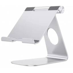 Soporte de tablet / Aluminio / Inclinacin regulable