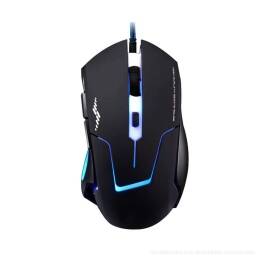 Mouse con luces  Gamer  2400 DPI 6 Botones 