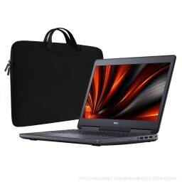 NOTEBOOK DELL PRECISION 7510 + CORE i7 + 16GB RAM + GPU DEDICADA + 256GB SSD + 15.6 FHD + WINDOWS 10