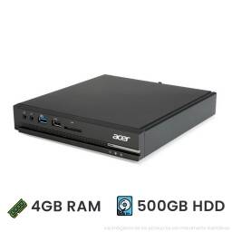 MINI PC ACER TINY VERITON N4640G + CORE i3 + 4GB RAM + 500GB HDD + WINDOWS 10 PRO