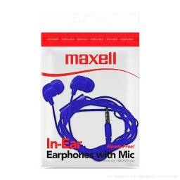 Auriculares con micrófono in-ear Maxell /Azul