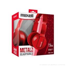 Auriculares cableados Maxell  Rojo 