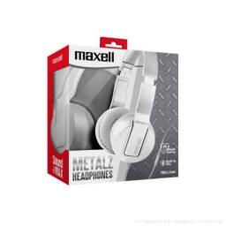 Auriculares cableados Maxell  Blanco 