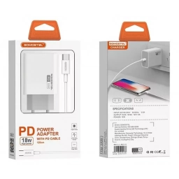 Combo cargador Tipo C / Carga rpida / 18W