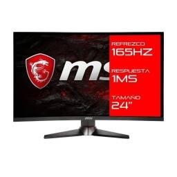 Monitor Gamer MSI Optix 23.5" FHD Curvo / 165 Hz / 1 ms