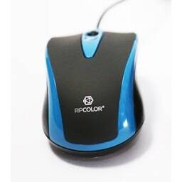 MOUSE OPTICO USB B0602A RIPCOLOR NEGRO 