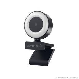 Cmara Web Atrix Streaming / Full HD / USB / Con Luz