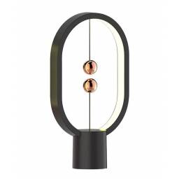 Lampara veladora Magntica  Conexin USB C  Luz Clida  5W  Roja o Negra