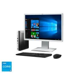 Combo Computadora Tiny completa / Intel Core i5 / 8GB RAM / 256GB SSD / Monitor 20" FHD / Windows 10 Pro