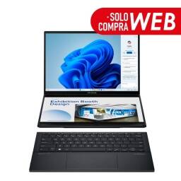 Notebook Asus Zenbook Duo Core Ultra 7 4.8Ghz, 16GB, 1TB SSD, DUAL 14'' WUXGA Oled Touch