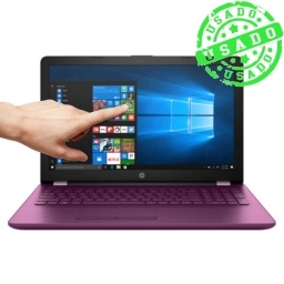 Notebook HP Quadcore 2.6Ghz, 4GB, 240GB SSD, 15.6" Touch, Win10  (Usado)