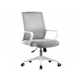 Silla de oficina Ryan gris/blanco