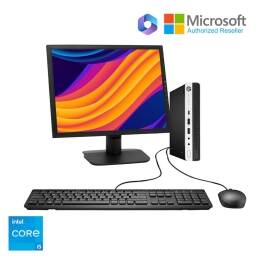 Combo Computadora Completa  Intel Core i5 8tava  8GB RAM  256GB SSD  Monitor LCD 19  Windows 11 Pro