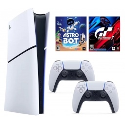 Consola Sony Playstation 5 Slim Digital + Joystick DualSense + 2 Juegos
