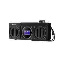 Radio y Parlante Bluetooth portable MLOVE BV810  20W Potencia  Bateria Recargable
