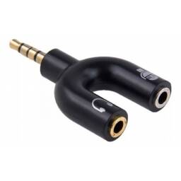 ADAPTADOR AURICULAR COMBO MINIJACK HHM